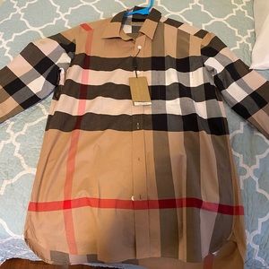 is burberry shirt and is brand new